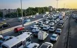 ترافیک سنگین درآزادراه قزوین - کرج ترافیک سنگین درآزادراه قزوین - کرج